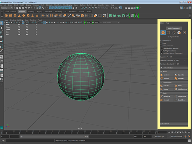 MAYA ModelingToolkitウィンドウ MAYA ModelingToolkitウィンドウ