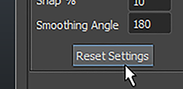 MAYA Modeling Toolkit Reset Settings MAYA Modeling Toolkit Reset Settings