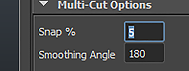 Multi-Cut Snap Step Multi-Cut Snap Step