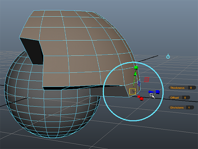 MAYA Extrude Face MAYA Extrude Face