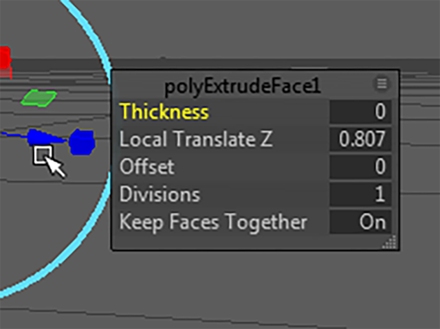 MAYA2016 Extrude MAYA2016 Extrude