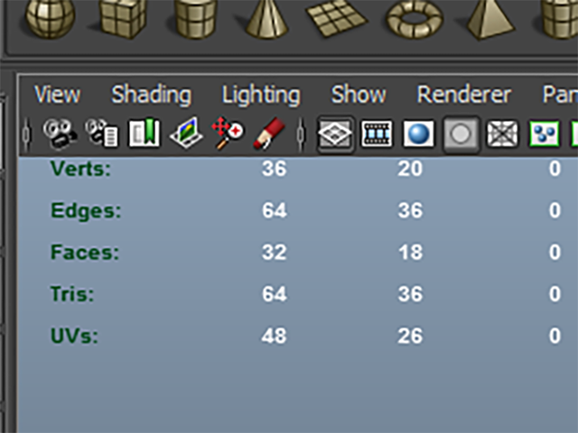 MAYA Poly Count MAYA Poly Count