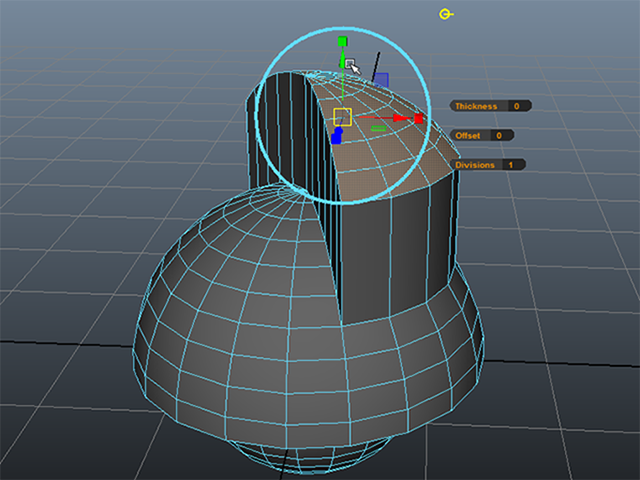 MAYA Extrude Face MAYA Extrude Face
