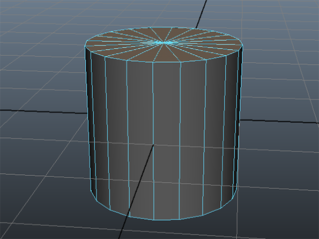 MAYA Select Face pCylinder MAYA Select Face pCylinder