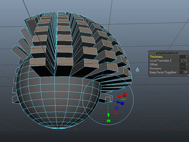 MAYA Extrude MAYA Extrude