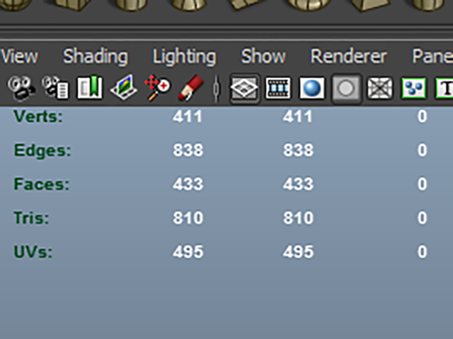 MAYA Poly Count MAYA Poly Count