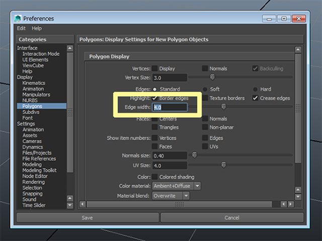 MAYA Preferences MAYA Preferences