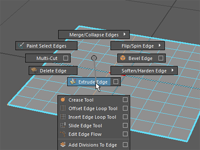 MAYA Extrude Edge MAYA Extrude Edge