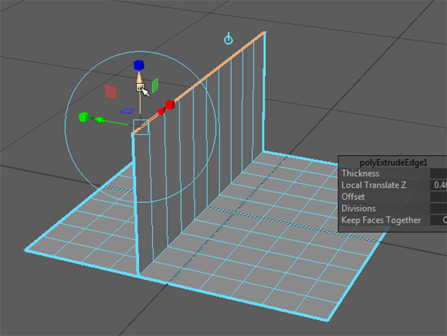 MAYA Extrude Edge MAYA Extrude Edge