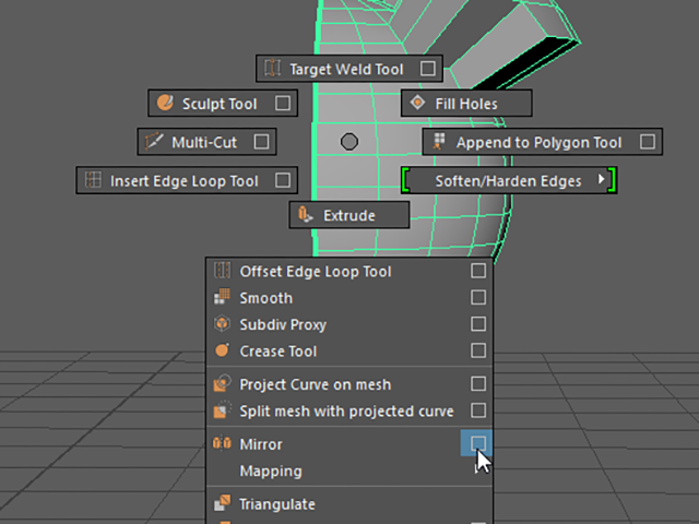 MAYA Mirror Options MAYA Mirror Options