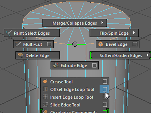 MAYA Offset Edge Loop Tool MAYA Offset Edge Loop Tool