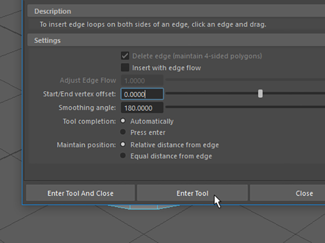 MAYA Enter Toolボタン MAYA Enter Toolボタン