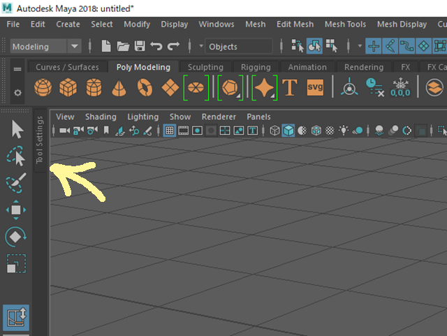 MAYA2018 Tool Settings MAYA2018 Tool Settings