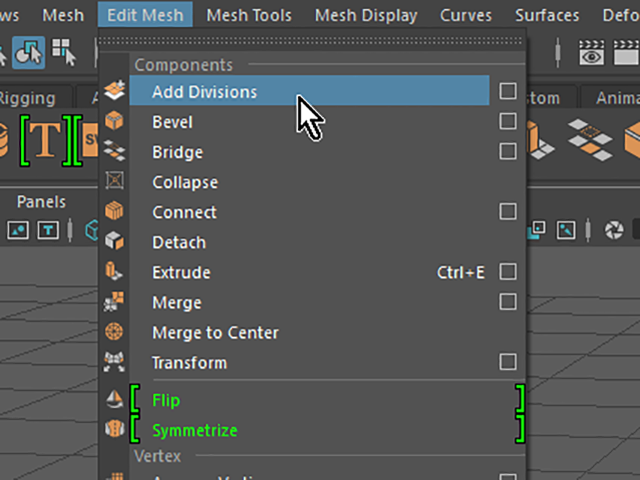 MAYA Add Divisions MAYA Add Divisions