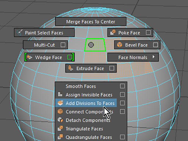 MAYA Add Divisions To Faces MAYA Add Divisions To Faces