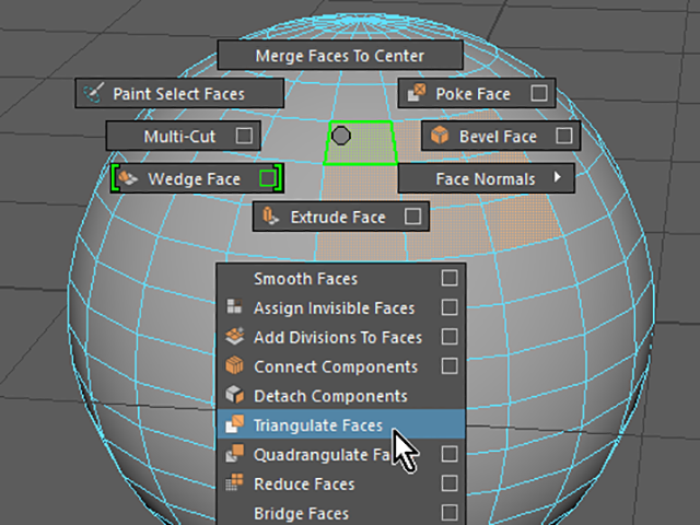 MAYA Triangulate Faces MAYA Triangulate Faces