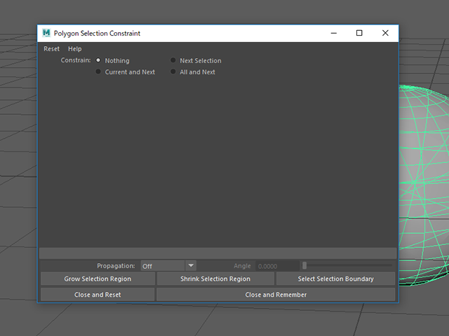 MAYA Polygon Selection Constraint MAYA Polygon Selection Constraint