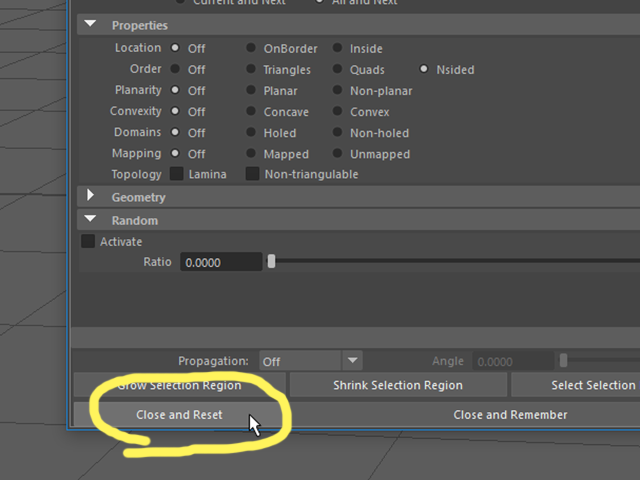MAYA Polygon Selection Constraint on Faces MAYA Polygon Selection Constraint on Faces