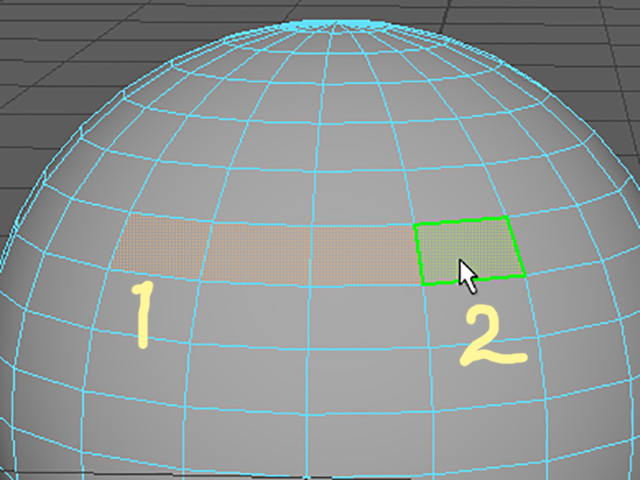 MAYA Select Face Loop MAYA Select Face Loop