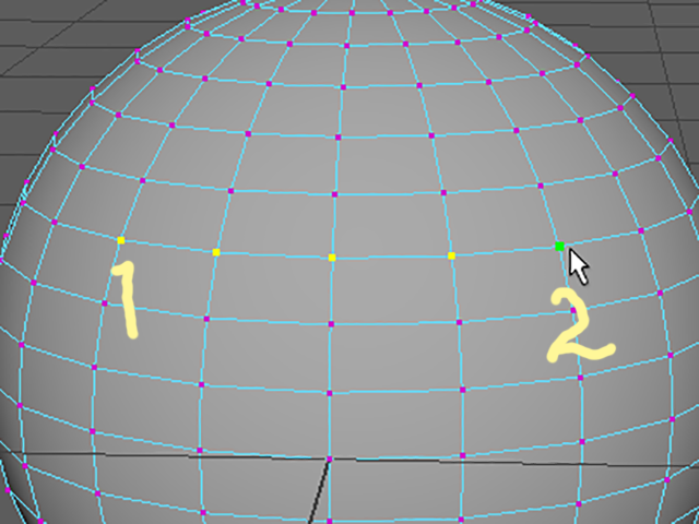 MAYA Select Vertex Loop MAYA Select Vertex Loop