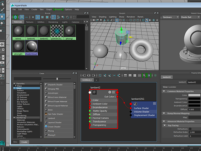 MAYA Hypershade MAYA Hypershade