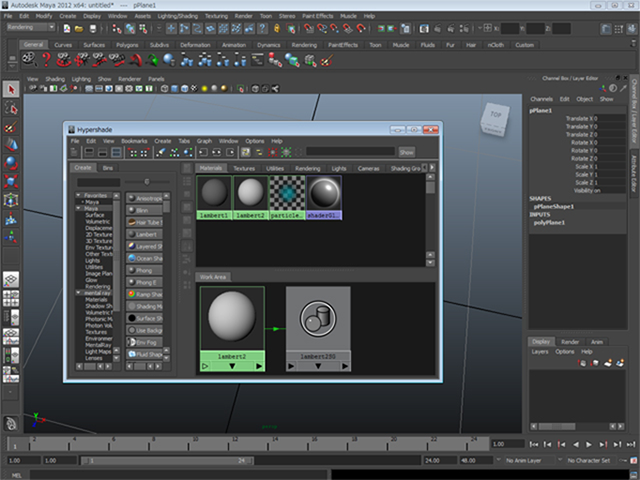 MAYA Hypershade MAYA Hypershade