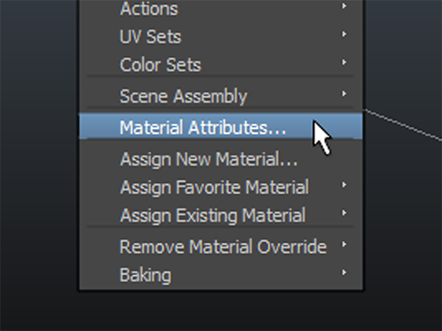 MAYA Material Attributes MAYA Material Attributes