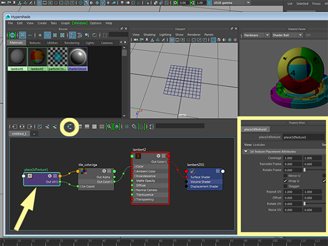 MAYA Hypershade MAYA Hypershade
