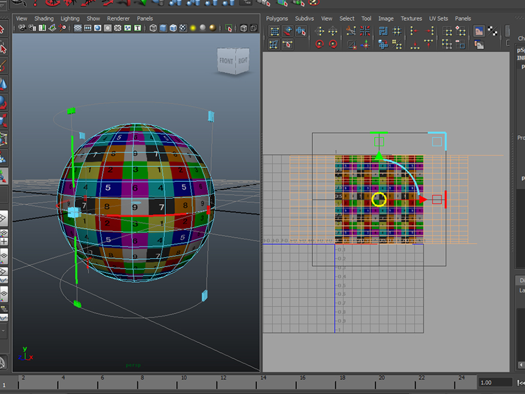 MAYA Cylindrical Mapping MAYA Cylindrical Mapping