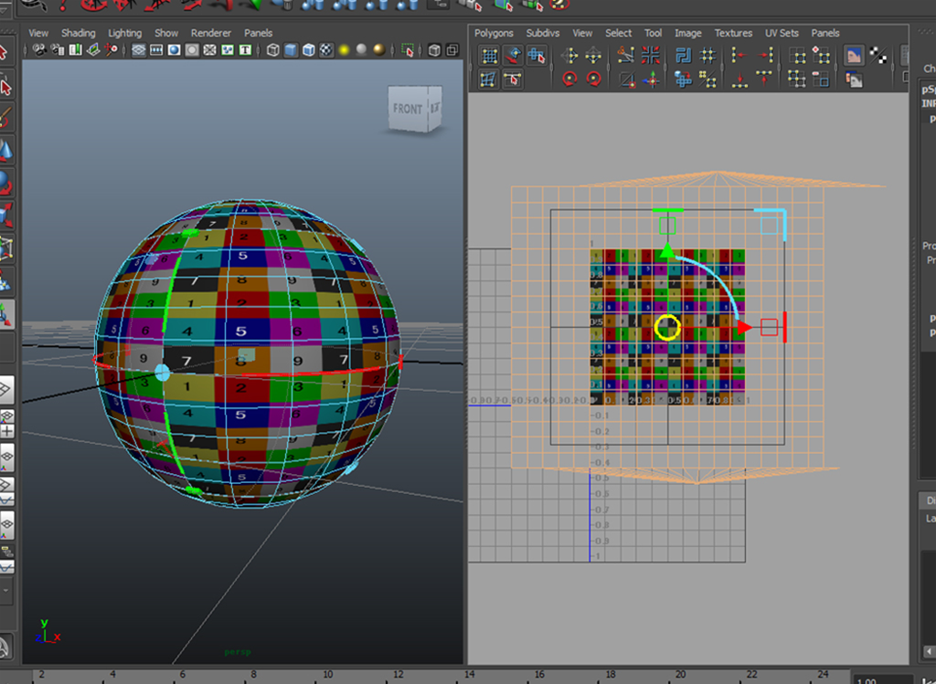 MAYA Spherical Mapping MAYA Spherical Mapping