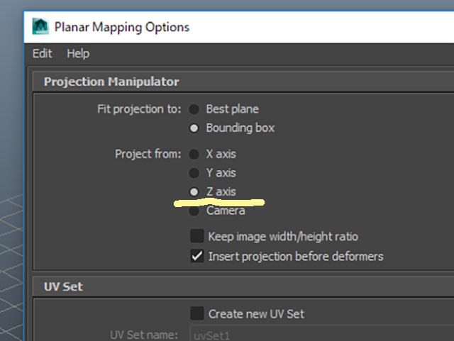 MAYA UV→Planar □ MAYA UV→Planar □