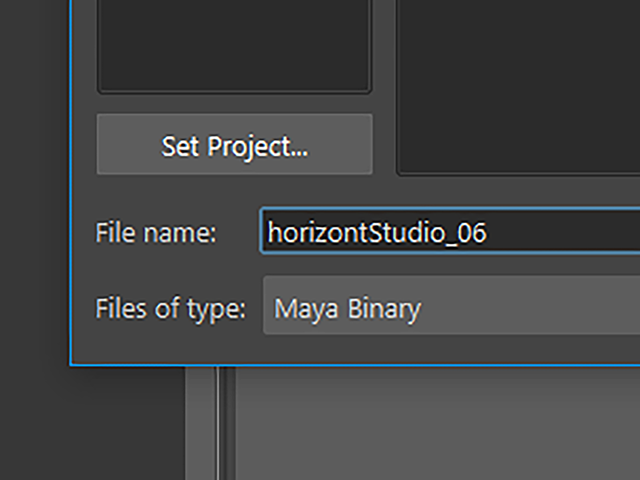 Maya2018 File→Save Scenes As Maya2018 File→Save Scenes As