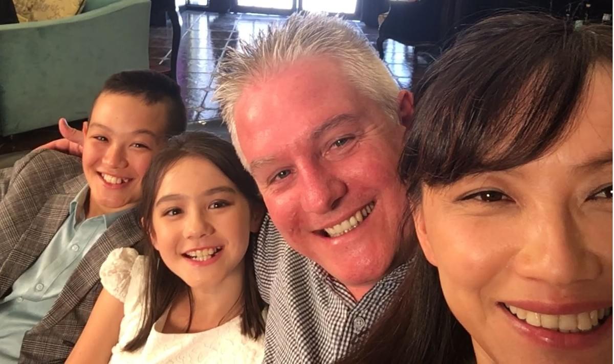 Tim Tipene with his family Tim Tipene with his family