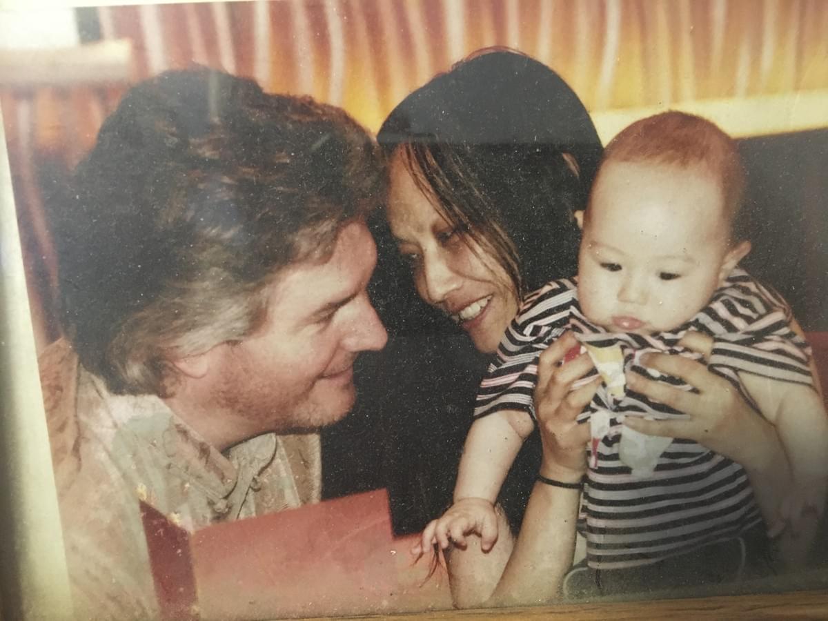 Tim Tipene with his young family Tim Tipene with his young family