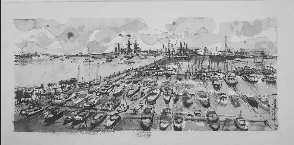 The original sketch/study The original sketch/study