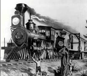 The "Fast Mail Train" was one innovation to speed mail delivery The "Fast Mail Train" was one innovation to speed mail delivery