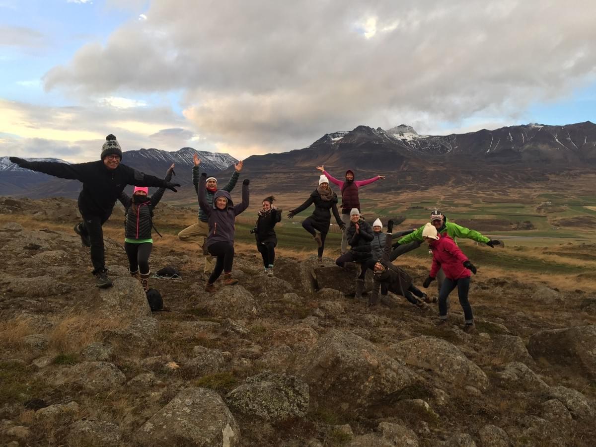 Attempting some yoga poses in hiking boots! Attempting some yoga poses in hiking boots!