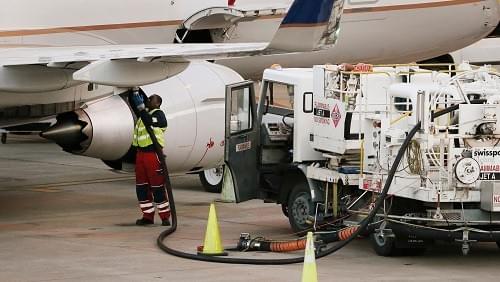 Jet fuel shortages have been experienced at several western-state airports lately. Jet fuel shortages have been experienced at several western-state airports lately.