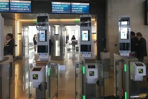 Airports are beginning to use facial recognition kiosks for passenger check-ins and security processing. Airports are beginning to use facial recognition kiosks for passenger check-ins and security processing.