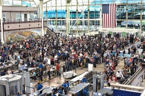 Well-designed security checkpoints greatly reduce passenger screening wait times. Well-designed security checkpoints greatly reduce passenger screening wait times.