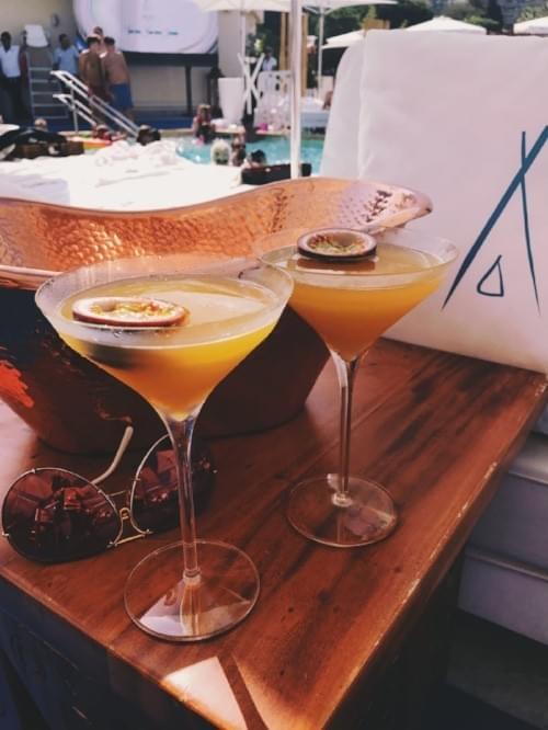Drinks at Nikki Beach Monte Carlo Drinks at Nikki Beach Monte Carlo