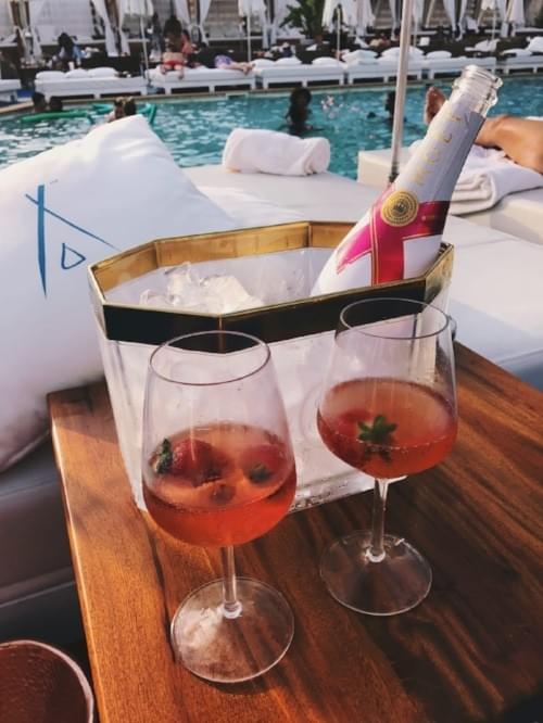 Drinks at Nikki Beach Monaco Drinks at Nikki Beach Monaco
