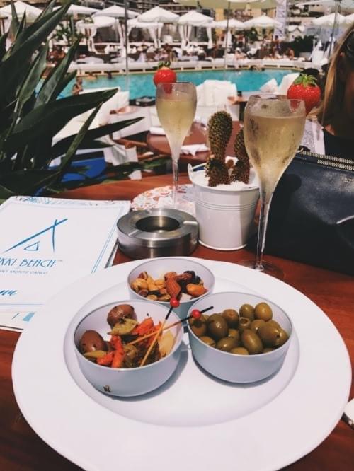 Food at Nikki Beach Monaco Food at Nikki Beach Monaco