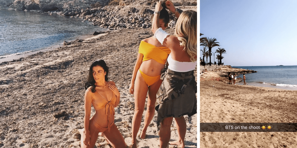 Alisha Lemay styling Cala Bassas Beach Spain Alisha Lemay styling Cala Bassas Beach Spain