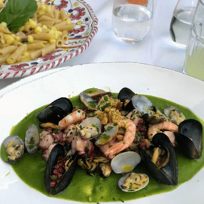 Gluten free lunch in Positano Amalfi Coast Italy Gluten free lunch in Positano Amalfi Coast Italy