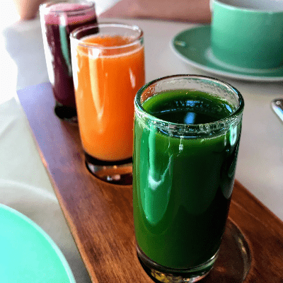 Gluten Free Fresh Pressed Juice Flight Tableau Las Vegas Nevada Gluten Free Fresh Pressed Juice Flight Tableau Las Vegas Nevada