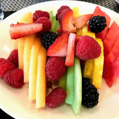 Gluten Free Breakfast DJT Fruit Plate Las Vegas Nevada Gluten Free Breakfast DJT Fruit Plate Las Vegas Nevada