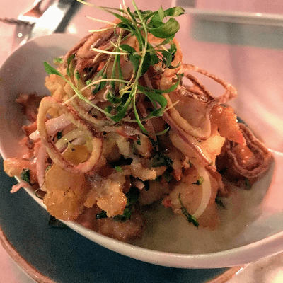 Gluten free crispy fried calamari Gluten free crispy fried calamari