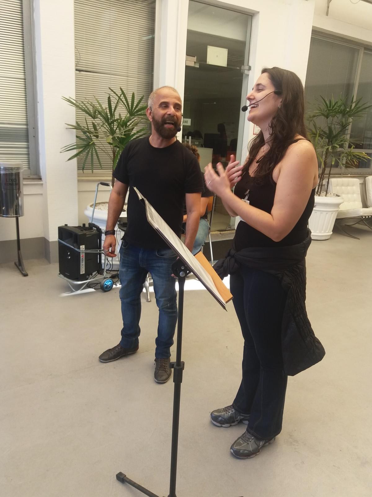 Teatro corporativo em homenagem aos caminhoneiros Teatro corporativo em homenagem aos caminhoneiros
