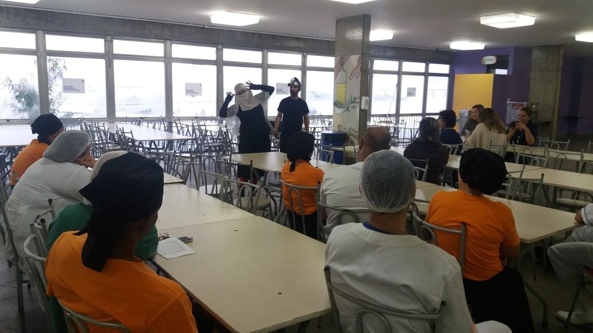 Teatro corporativo na Sipat - Mosteiro de São Bento - 2017 Teatro corporativo na Sipat - Mosteiro de São Bento - 2017